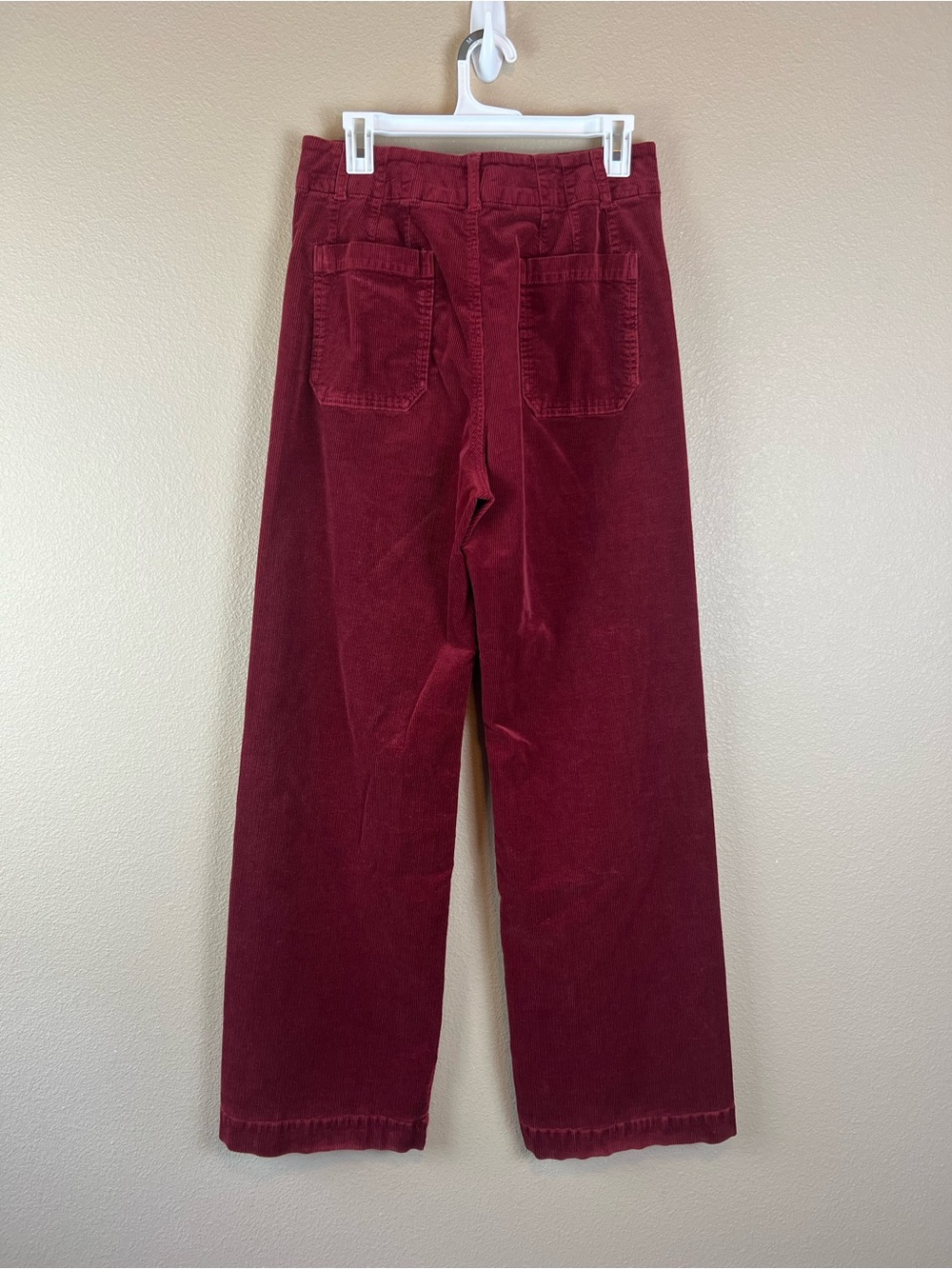 maeve colette burgundy corduroy pants - Picture 3 of 11